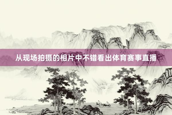 从现场拍摄的相片中不错看出体育赛事直播