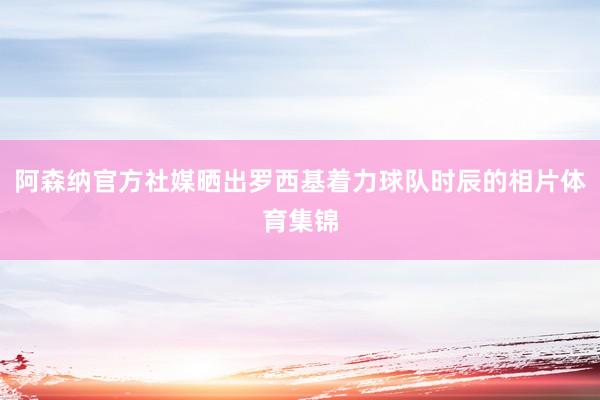 阿森纳官方社媒晒出罗西基着力球队时辰的相片体育集锦