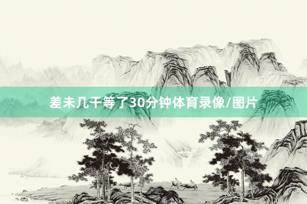 差未几干等了30分钟体育录像/图片
