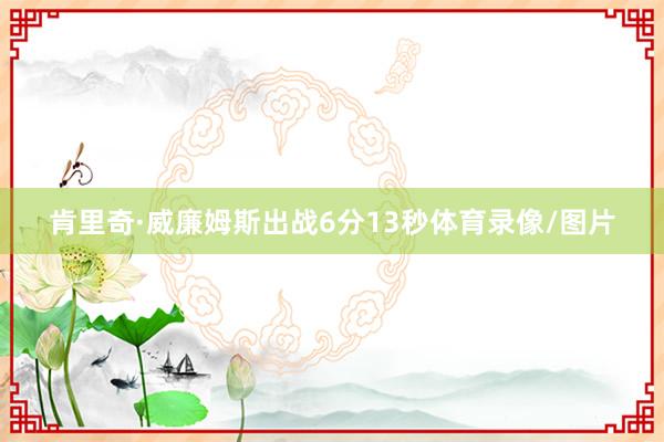 肯里奇·威廉姆斯出战6分13秒体育录像/图片