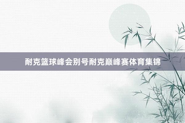 耐克篮球峰会别号耐克巅峰赛体育集锦