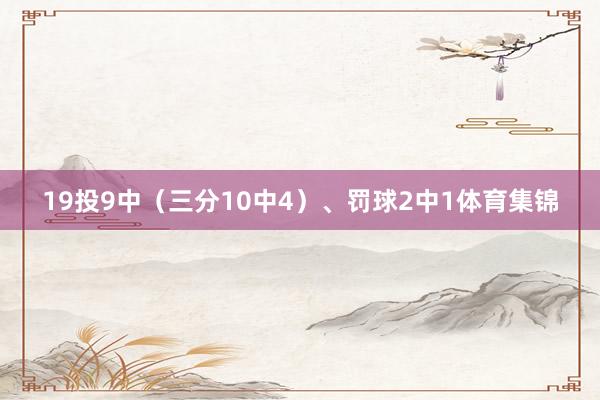 19投9中（三分10中4）、罚球2中1体育集锦