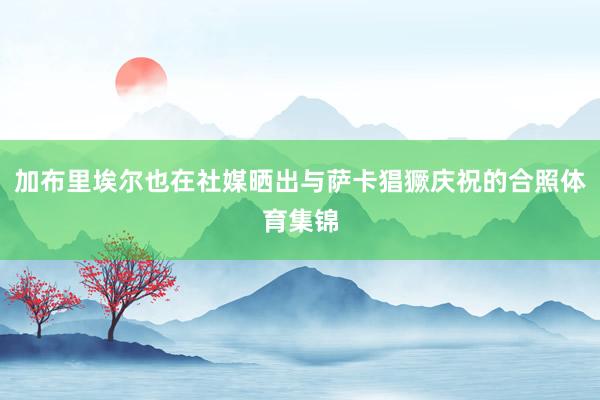 加布里埃尔也在社媒晒出与萨卡猖獗庆祝的合照体育集锦