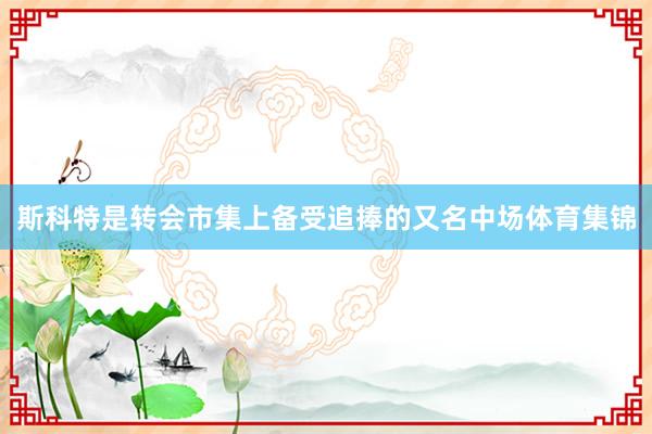 斯科特是转会市集上备受追捧的又名中场体育集锦
